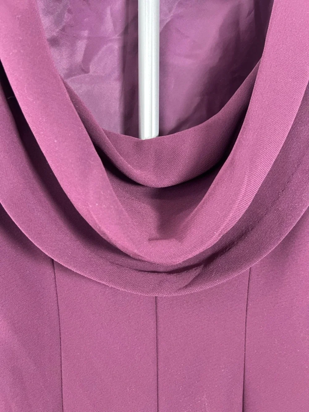 Evan Picone Sleeveless Plum Dress - Picture 3 of 7